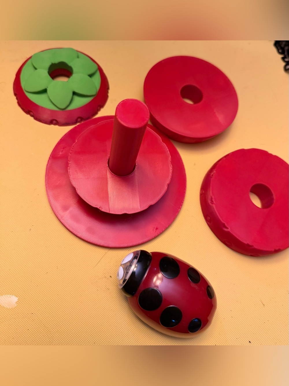 Strawberry 3d printed kids stacking Stacking Toy Set - Kids Toys